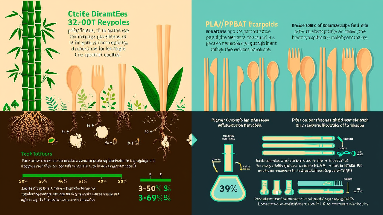 Is Bamboo Cutlery More Eco-Friendly Than PLAPBAT Cutlery