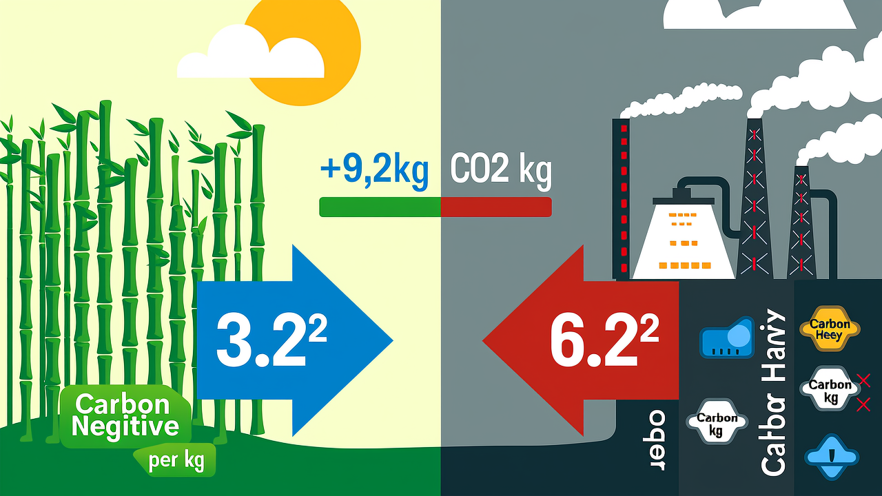 What Are the Carbon Footprint Differences Between Bamboo and Plastic Disposable Cutlery
