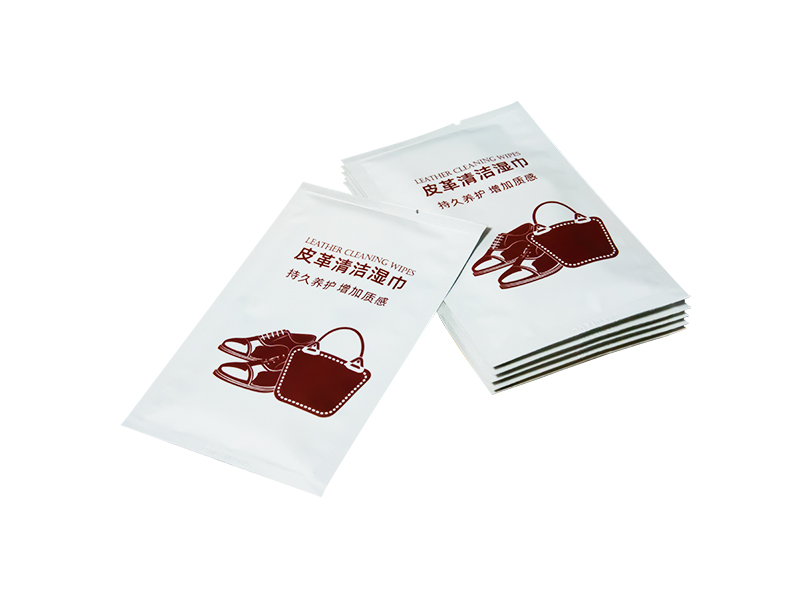 40g Leather cleaning wipes moist towelettes