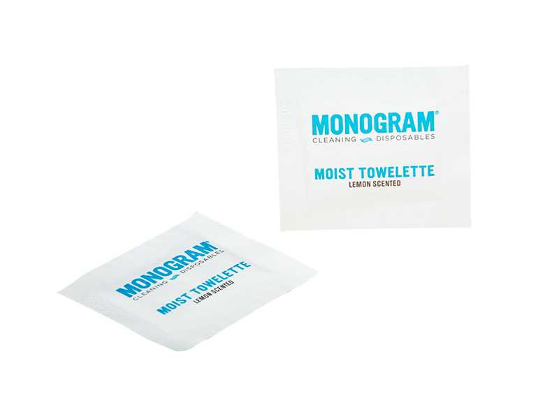 Moist towelettes cleaning wipes